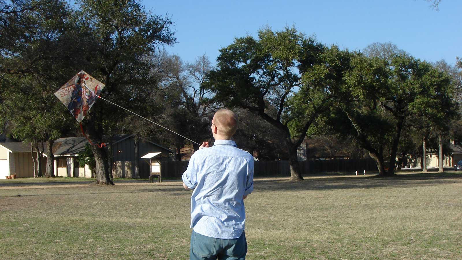 William with his kite