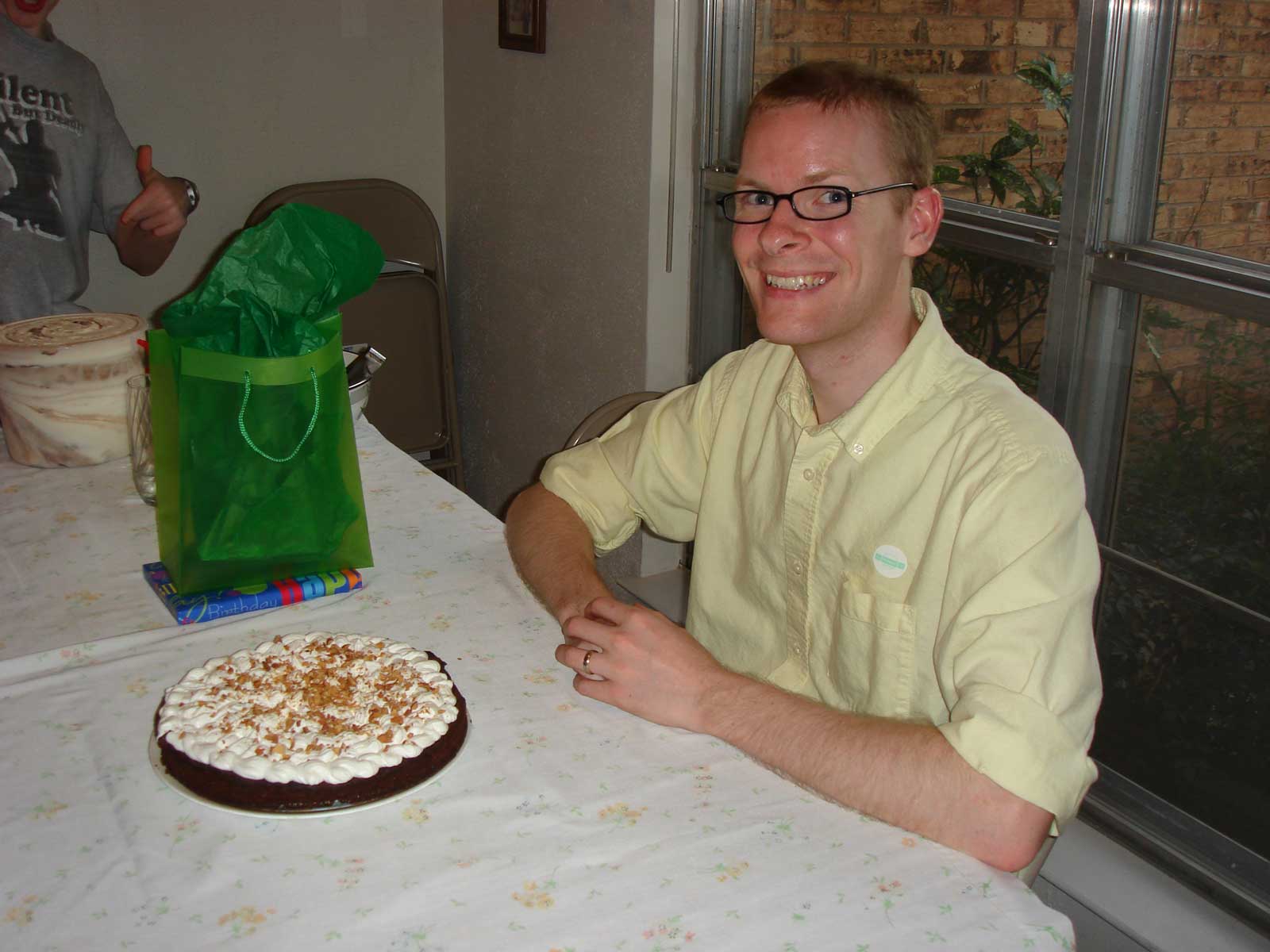 William and his birthday cake