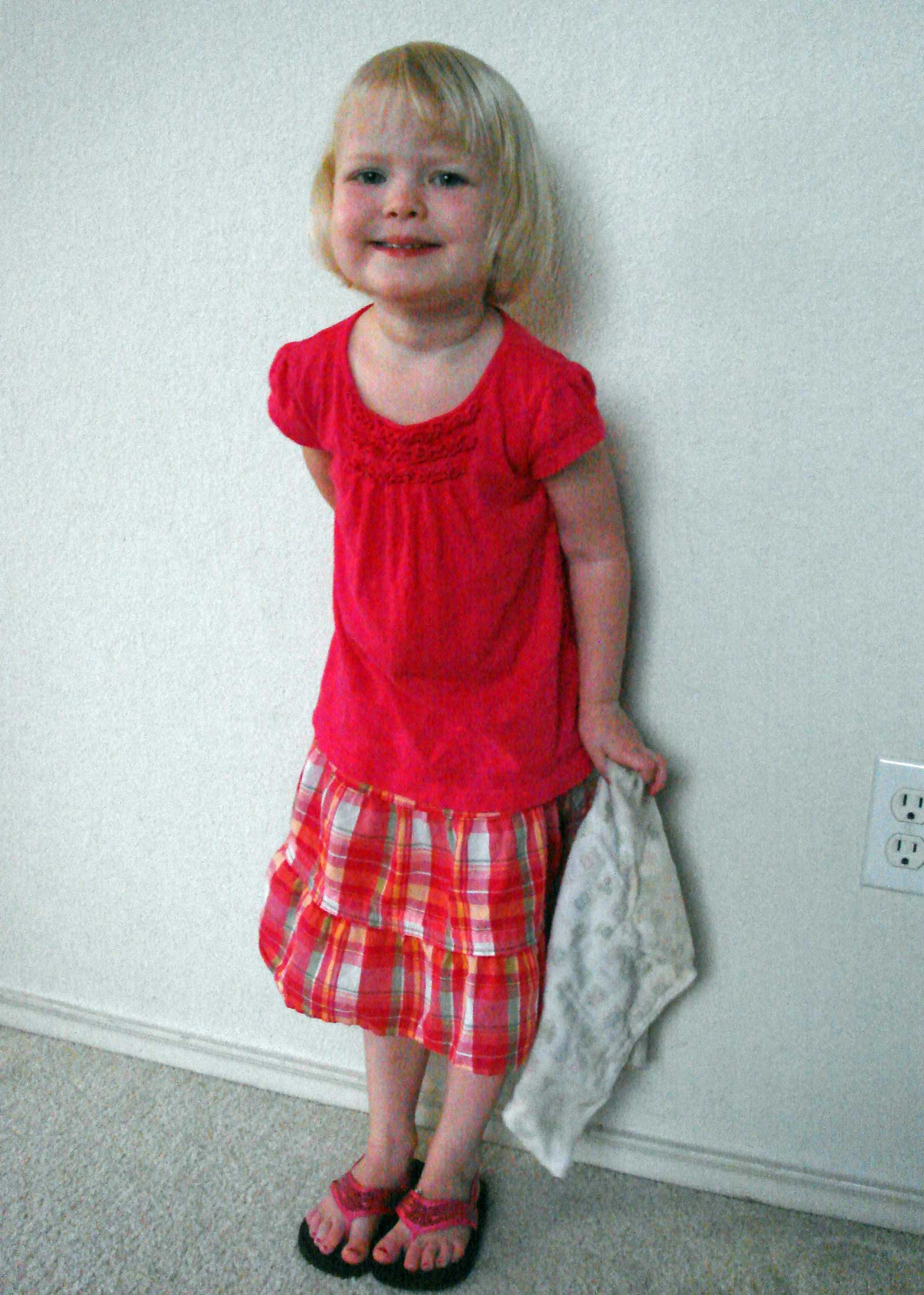 Emilyʼs first day at preschool